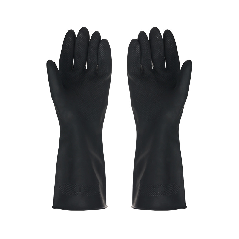 Dish Glove Rubber - 가정용 세척 청소 장갑, 블랙 장갑,