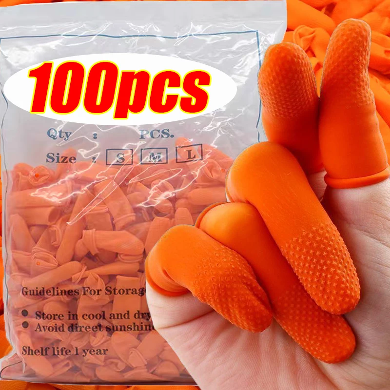 Rubber Glove Cleaning - S/M/L 일회용 손가락 커버 정전기 방지