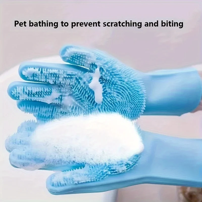 Rubber Glove Cleaning - 애완동물 미용 청소 장갑 강아지 고양이