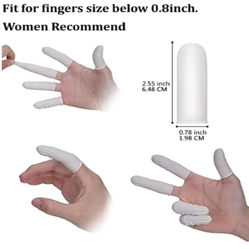 일회용 라텍스 손가락 덮개 파우더 프리 미끄럼 방지 탄 - Latex Disposable Glove 리뷰 및 가격