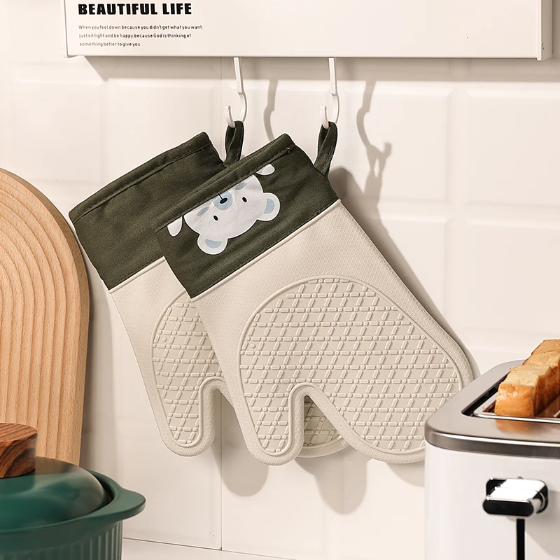 실리콘 단열 장갑 두꺼워진 미끄럼 방지 고온 오븐 장갑 - Oven Mitt Silicone 리뷰 및 가격