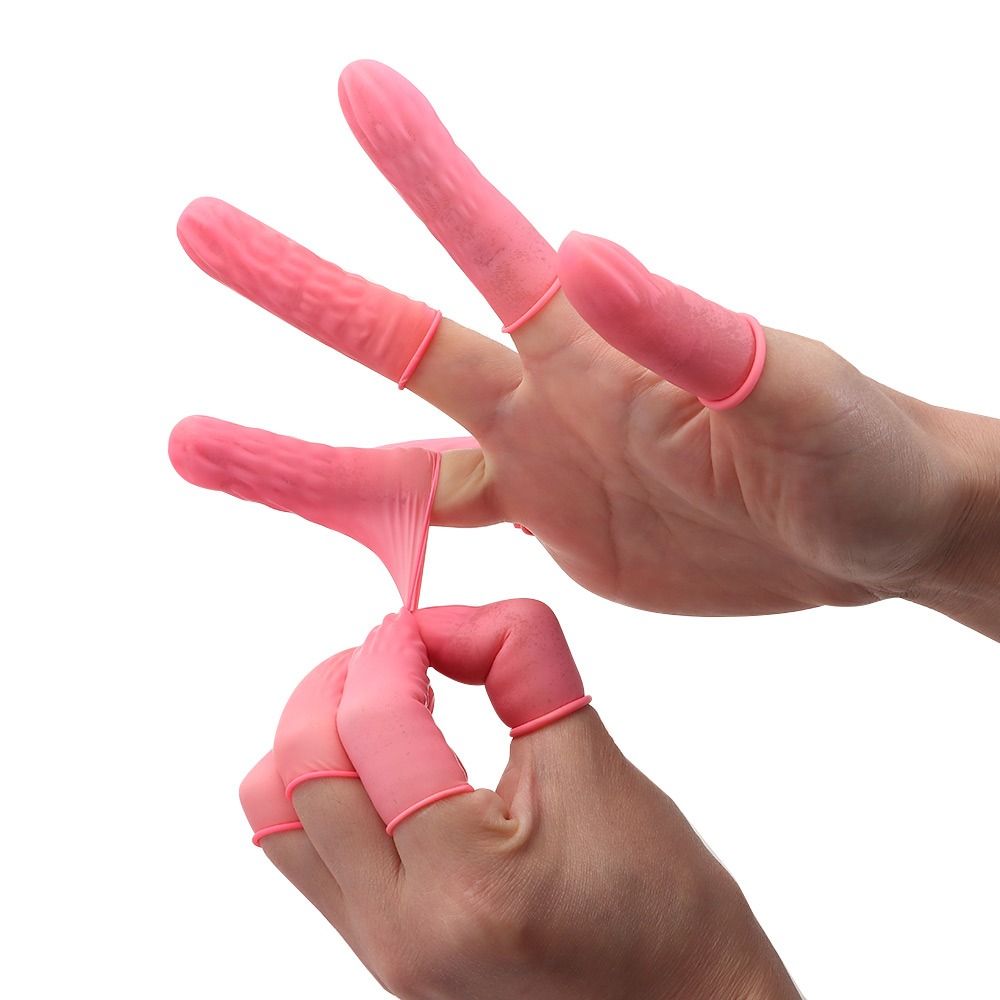 일회용 손가락 커버 천연 고무 장갑, 정전기 방지 라텍 - Latex Disposable Glove 리뷰 및 가격