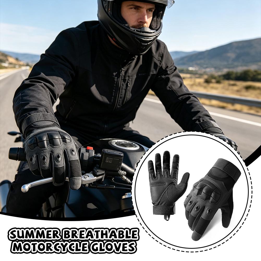 여름용 오토바이 장갑 풀핑거 터치스크린 너클 보호 통기 - Motorcycle Glove Knuckle 리뷰 및 가격