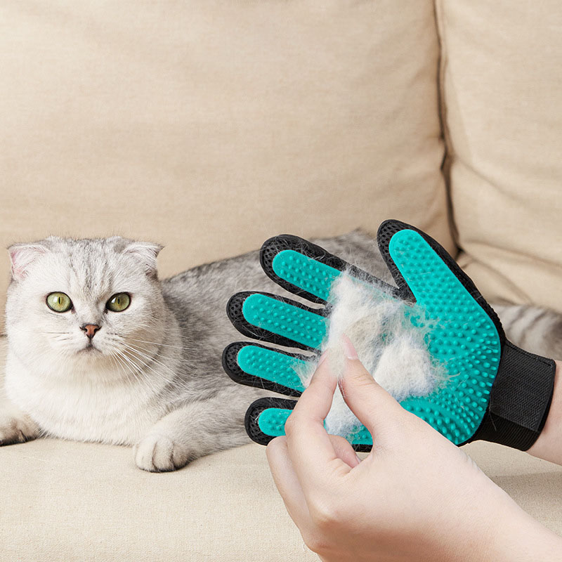 반려동물 그루밍 장갑, 고양이와 강아지를 위한 부드러운 - Rubber Glove Cleaning 리뷰 및 가격