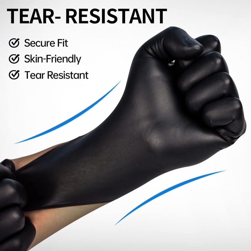 100개입 블랙 니트릴 장갑 일회용 라텍스 프리 산업  - Latex Disposable Glove 리뷰 및 가격